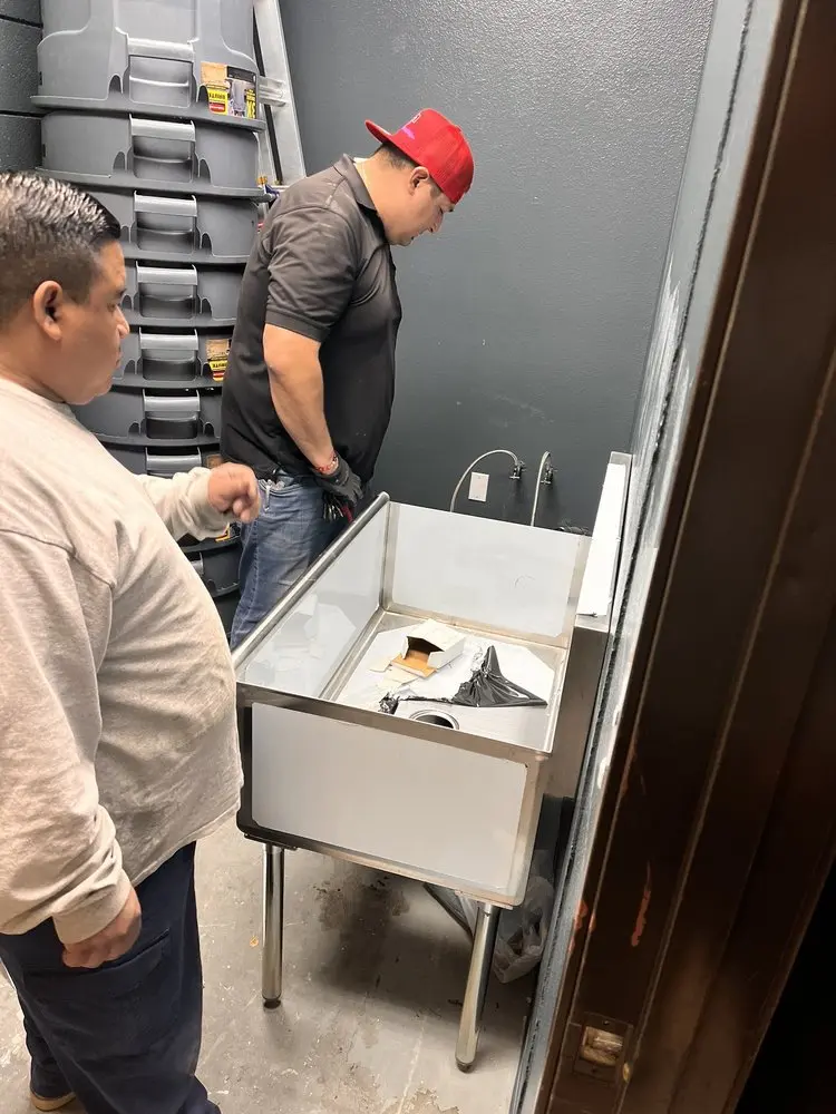 Commercial plumbing and sink installation in Woods Pond